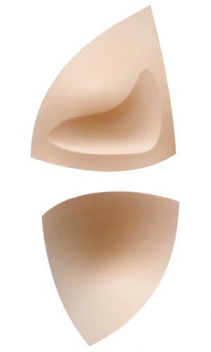Háromszögletű mellemelős mellkosár - SKIN (test színű)